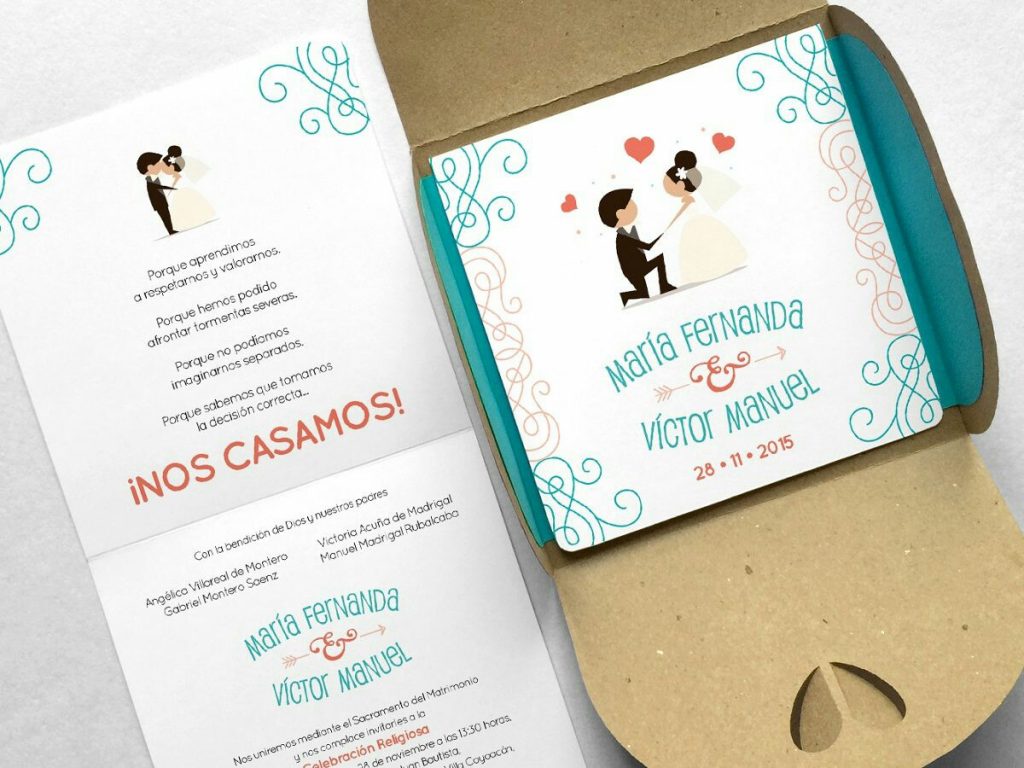 Impresión de invitaciones para bodas